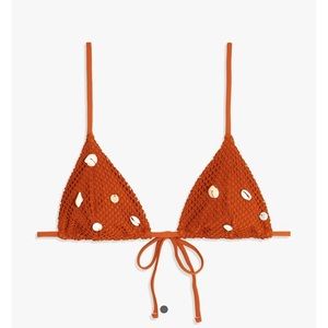 Cooper triangle bikini top by WeWoreWhat, XS